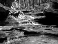 Hocking Hills: A Study in Black & White